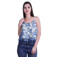 thumbnail image 1 of Moomaya Haut Court à Bretelles Spaghetti Imprimé pour Femmes Cami Tops d'Été, 1 of 5