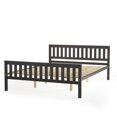 thumbnail image 1 of Costway Lit Plateforme Grand en Bois avec Tête de Lit et Pied de Lit Base de Matelas, 1 of 10