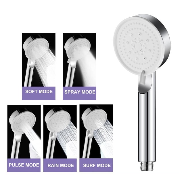 Dvkptbk Shower Head Spray Shower Booster Shower Five-Speed Multi-Function Strong Rain Shower Bathroom Accessories