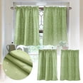 thumbnail image 2 of Ensemble de Tringle à Rideaux pour Cuisine et Chambre, Panneau Court en Dentelle 2 29 x 36 Pouces, Accessoires de Rideau Filtrant la Lumière et Offrant de l'Intimité 2 Pcs, 2 of 7