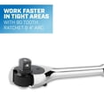 thumbnail image 3 of HART 90-Piece 1/4 and 3/8-inch Mechanics Tool Set, Chrome Finish, 3 of 8
