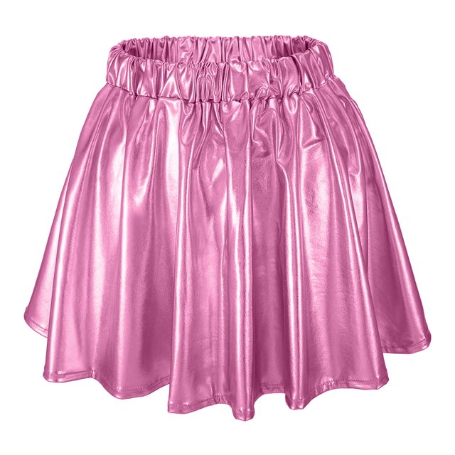 B91xZ Jupes d'Été pour Femmes Taille Haute Élastique Fluide Décontractée Midi, Rose G