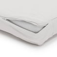 thumbnail image 3 of Foundations Zippered Sheet for Portable & Compact Cribs with a 3"- 4" Crib Mattress, 100% Cotton Knit Fabric, 6 Pack (White), 3 of 5