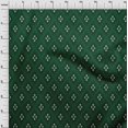 thumbnail image 4 of oneOone Silk Tabby Dark Green Fabric Block Sewing Material Print Fabric By The Yard 42 Inch Wide-XUG, 4 of 5