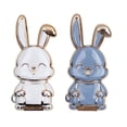 thumbnail image 1 of Chmadoxn Car Phone Holder,Phone Stand 2PC Foldable Bunny Phone Bracket Mobile Phone Desktop Cute Card Ventilated Student Gift Suitable For Flat Panel Live Broadcast Diving circle, 1 of 3