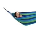 thumbnail image 1 of Hamac Double de Style Brésilien de Luxe - Bleu Vert, 1 of 5