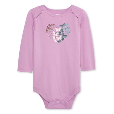 Cache-couche à manches longues George pour bébés filles