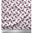 thumbnail image 1 of Soimoi Modal Satin Fabric Floral & Paisley Decor Fabric Printed Yard 42 Inch Wide, 1 of 3