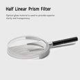 thumbnail image 3 of 77mm Half Linear Prism Filter, Superior Clarity 77mm Special Effects Lens Filter Image Splitting Effect  For Camera Lens Accessories For Night Photography, 3 of 8