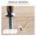 thumbnail image 3 of OULII Deck Screws 3 Inch Golden Self Tapping Wood Screws for DIY Construction and Outdoor Use, 3 of 8