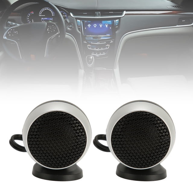 HiFi Tweeters, Easy Installation 2Pcs Car Tweeters Metallic Aluminium For 2 Way System