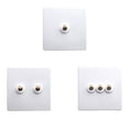 thumbnail image 3 of kurtrusly Switch Wall Button Socket Lever Toggle Control White Improvement Antique Household Brass Light Panel Accessory Supply Connector 2, 3 of 8