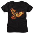 thumbnail image 1 of Hunger Games Mockingjay Pt 2 Pin Black Women's T-Shirt S, 1 of 2