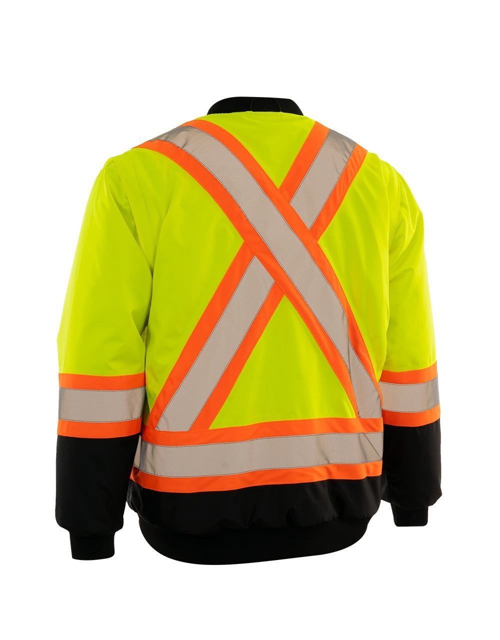 Forcefield 6-in-1 Hi Vis Winter Safety Parka with Removable Bomber Jacket