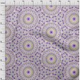 thumbnail image 4 of oneOone Rayon Dark Purple Fabric Mandala Sewing Craft Projects Fabric Prints By Yard 56 Inch Wide, 4 of 5