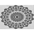 thumbnail image 1 of Ahgly Tapis Rectangulaire Lavable en Machine Intérieur Transitionnel Gris Carbone, 2 Pieds x 5 Pieds, 1 of 7