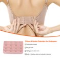 thumbnail image 3 of Maoww Extension Strap Bra Extenders Buckle 4 Hook Breathable Practical Accessories Adjustable Replacement 3 Rows Underwear orange, 3 of 5