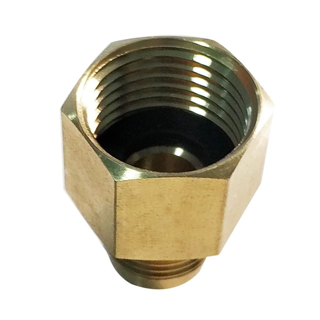 HILABEE Raccord en Laiton 1/2 Pouces Filetage Femelle 5/8 Pouces-18 Filetage Mâle Tube Pratique Durable
