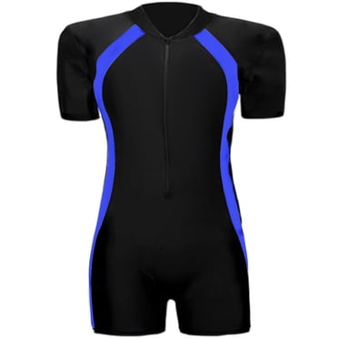 Boys And Girls Swimsuit Surfing Suit Diving Suit Blue Xxxl/12 Y—16 Y