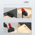 thumbnail image 4 of Mistaha Woodworking Hole Punch Locator Set with 8.0mm Drill Bit - Easy Angled Design, Accurate Positioning Guide, Aluminum Alloy Construction - Ideal for DIY and Professional Projects, 4 of 6
