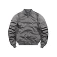 thumbnail image 1 of Innerwin Jacket Windproof Mens Outwear Outdoor Solid Color Lightweight Bomber Jackets Gray XL, 1 of 3