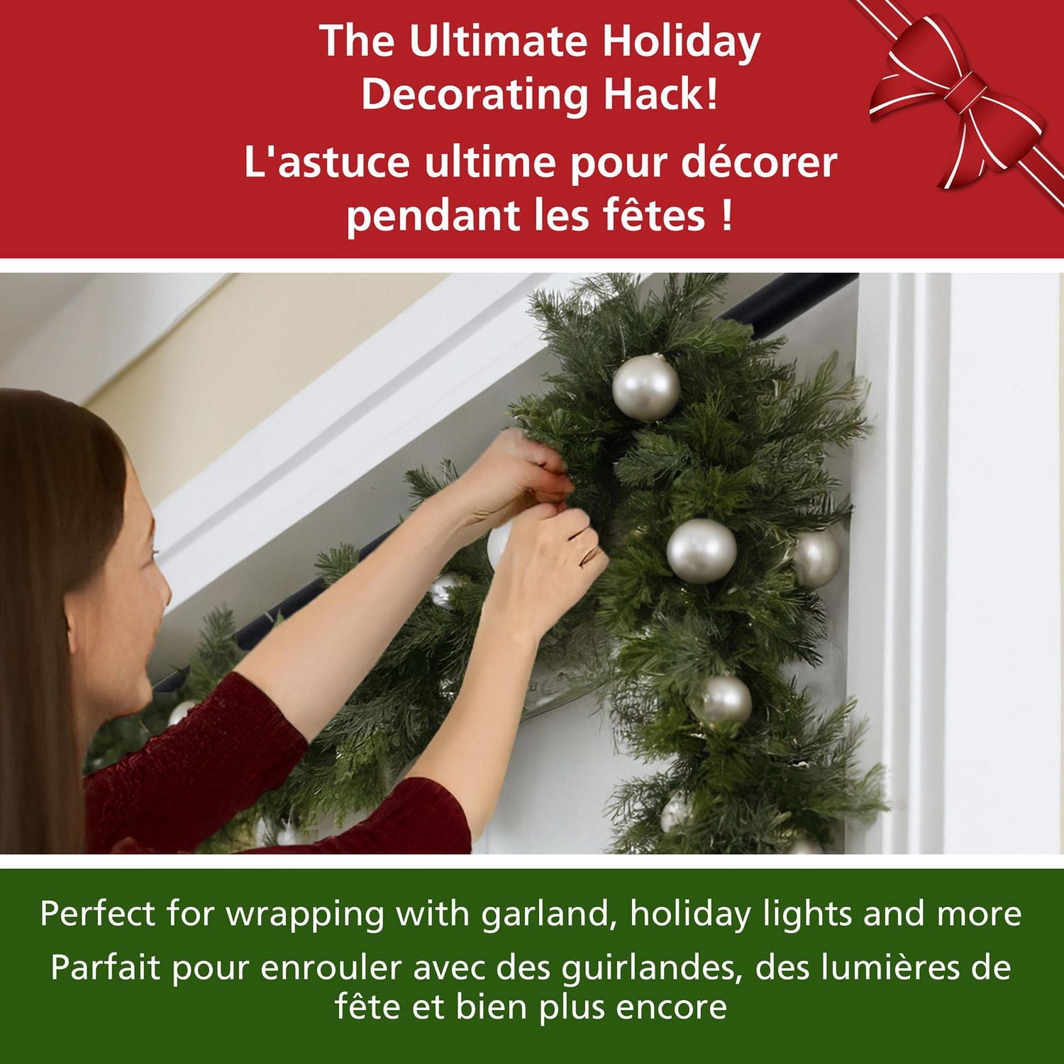 Tringle de rideau de douche à tension ajustable Mainstays Easy Up, sans outils nécessaires