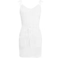 thumbnail image 5 of drppepioner Robe d'Été Femme Décontractée Mode d'Été Taille Poche Camis Sans Manches Robe à Col en V, 5 of 5