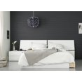 thumbnail image 1 of Ensemble de chambre à coucher 3 pièces Lumiere de Nexera, Blanc, 1 of 5