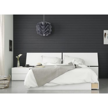 Nexera Lumiere 3 Piece Bedroom Set, White