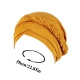 thumbnail image 3 of Aocisk Ethnic -Tied Head Cover Wrap Braid Hat Headwear Baseball Cap Coffee One Size, 3 of 4