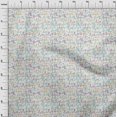 thumbnail image 4 of oneOone Polyester Spandex Purple Fabric Text Craft Projects Decor Fabric Printed By The Yard 56 Inch Wide, 4 of 5