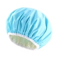thumbnail image 1 of TopLLC Printed Shower Cap Color Ding Lining Hair Care Cap PE Care Mask Makeup Cap Sleeping Cap, 1 of 1