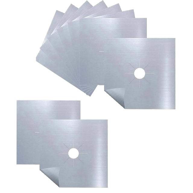 Suncoda Protection Coussinet pour Cuisinière, Doublure de Protection Réutilisable pour Cuisinière à Gaz pour Nettoyer la Cuisine