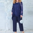 thumbnail image 2 of Womens Plus Size Pants Womens Plus Size Evening Dress Lace Embroidery Temperament Fit Pantstwo Piece Set Plus Size Dress Pants Plus Size Womens Pants Womens Plus Size Dress Pants, 2 of 4