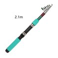 thumbnail image 2 of thinsony Portable Telescopic Fishing Rod Tight Rod Section Angling Equipment for River Pond Fishing Using, 2 of 9