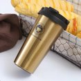 thumbnail image 3 of Decodeary Stylish Stainless Steel Car Coffee Mug Sip In Style On Move Coffee Lovers pink 500ml 1Set, 3 of 6