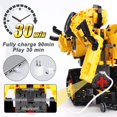 thumbnail image 4 of 2-in-1 Build a Robot Kit,901 Pieces Remote & APP Controlled Robot & Car,Robotic Toys STEM Projects for Kids Ages 6 7 8 9 10 11 12+, 4 of 7