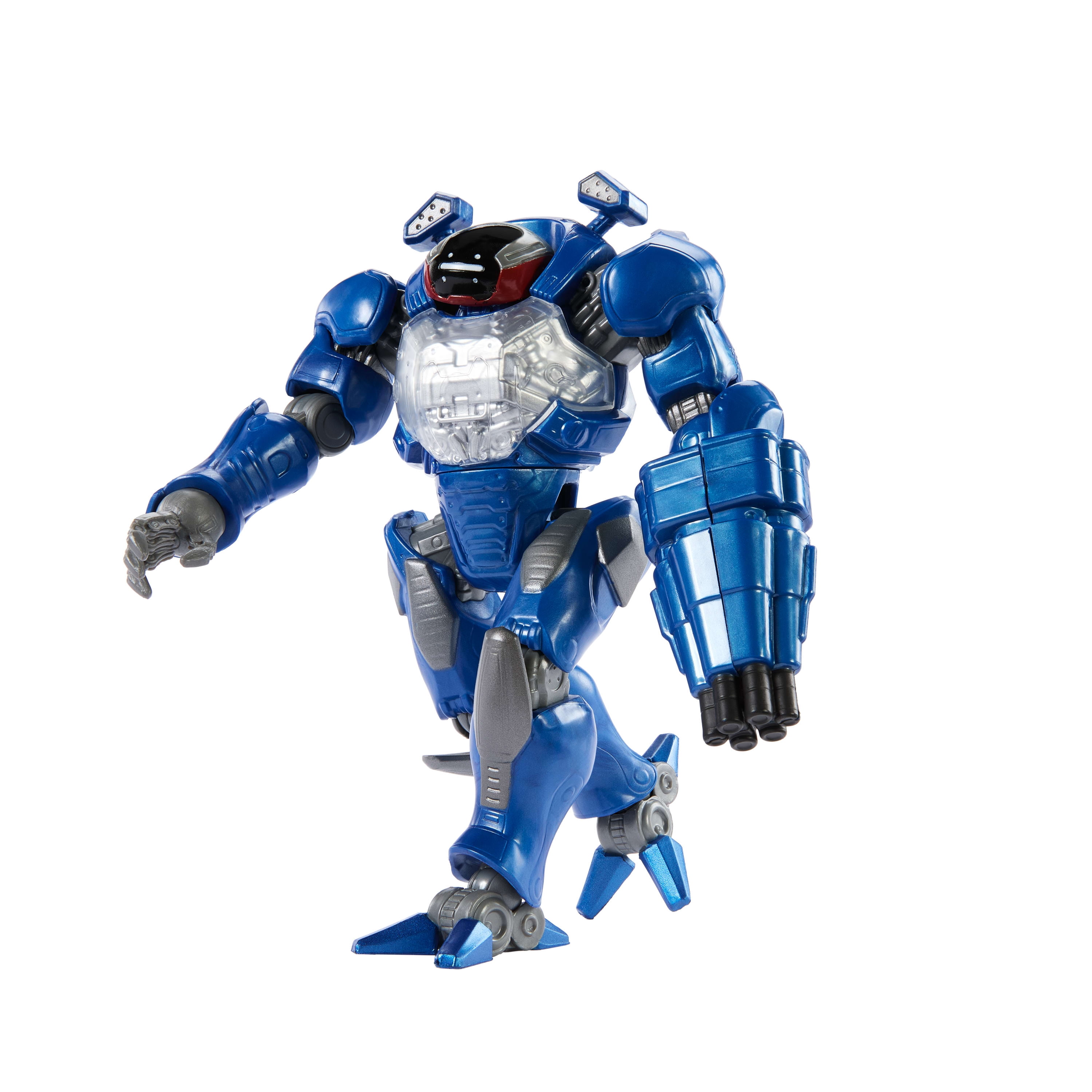 Masters of the Universe Combat Ready Roboto Figure Toy, 5.5 Inch Twist & Release Quick Draw