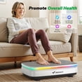 thumbnail image 4 of MERACH Vibration Plate Exercise Machine , 330lb Capacity, Whole Body Workout Fitness Platform, Bluetooth, 4 of 9
