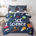 thumbnail image 1 of Chemistry Bed in a Bag King 7 Pieces,Colorful Chemical Test Tube Comforter Set Reversible Science Equation Design,Ultra Soft & Breathable Bedding Sets with Comforter,Sheets,Pillowcases & Shams, 1 of 5