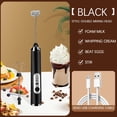 thumbnail image 1 of Yhmxh Home Appliances Kitchen Appliances Home Essentials Milk Frother,Rechargeable Hand-Held Milk Frother 3 Change USB Charging Can Be Used ForBulletproof Coffee Protein Drinks Matcha Coffee Whisk, 1 of 6