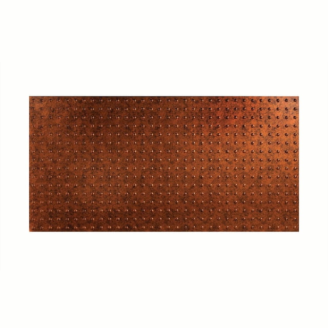 Fasade 4 ft x 8 ft Moonstone Copper Wall Panel, Flexible, Hypoallergenic