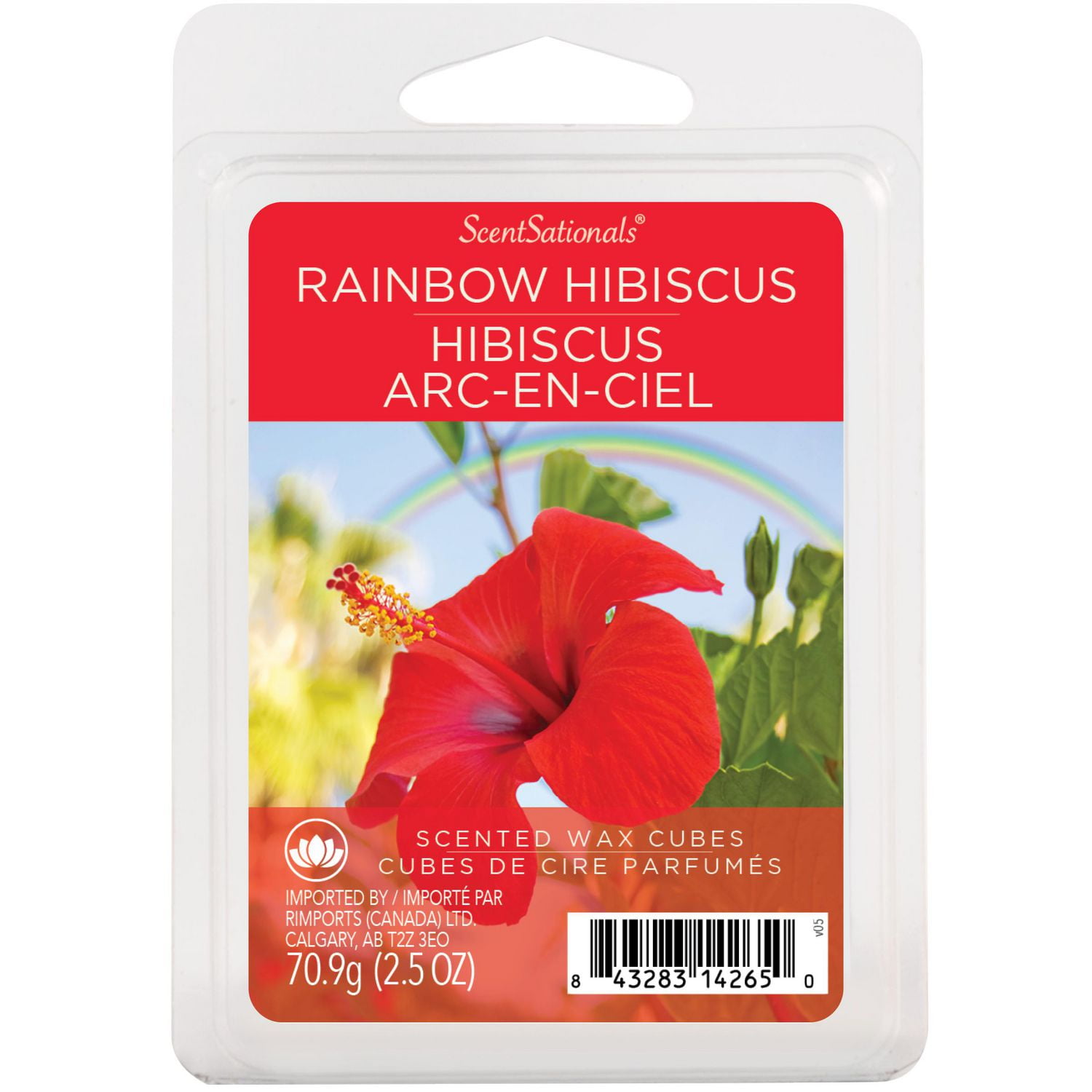 Cubes de cire parfumée ScentSationals - Hibiscus arc-en-ciel