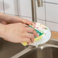 thumbnail image 3 of POINTERTECK Press Soap Dispenser with Sponge Dishwashing Liquid Container Kitchen Dishwasher, 3 of 6