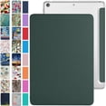 thumbnail image 1 of DuraSafe Cases iPad PRO 12.9 Inch 4th [ Pro 12.9 4 Generation 2020 ] MY3K2LL/A MY3J2LL/A MY2H2LL/A MY2J2LL/A TriFold PC Lightweight Smart PU Leather Protective Hard Back Cover - Dark Green, 1 of 4