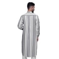 thumbnail image 4 of Atasi Kurta Traditionnel en Rayonne Imprimée à Col Mandarin pour Hommes Chemise Décontractée, 4 of 6