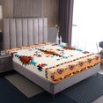 thumbnail image 4 of Erosebridal Aztec Bed Sheets Set Queen Size for Adult, Rustic Farmhouse Bed Sheets Queen, Geometric Stripe Decor, 4 of 7