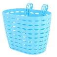 thumbnail image 1 of Blue Detachable Plastic Bike Basket for Kids Storage Use Durable Lightweight Water Resistant 1Pc, 1 of 8
