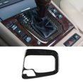 thumbnail image 4 of Gear Panel Trim, Carbon Fiber Left-Hand Drive Center Control Gear Panel Cover Trim Fit For 3 Series E46 1998-2005, 4 of 8