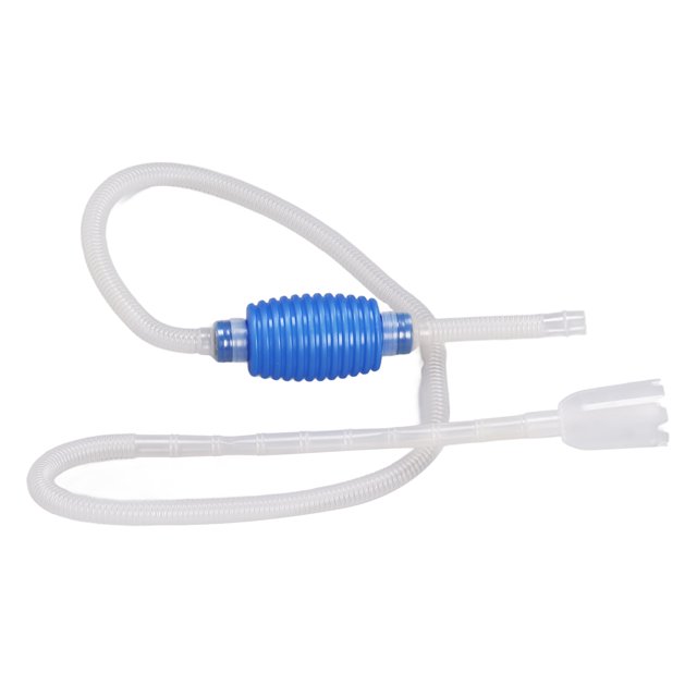Nettoyeur de Poisson Manuel, Mini Machine à Succion Portable pour Toilettes de Poisson, Utilisation Simple, Siphon d'Aquarium, Changeur d'Eau avec Filtre pour Drainage, Remplissage et Aspiration d'Eau